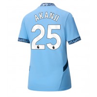 Zenski Nogometni Dres Manchester City Manuel Akanji #25 Domaci 2024-25 Kratak Rukav